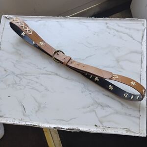 Tan and Black Leather Belts with Quality Craftsmanship